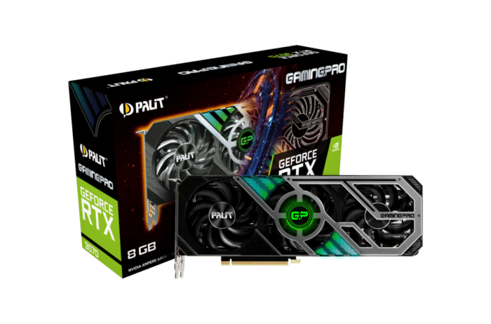 Palit RTX 3070 GamingPro Box View