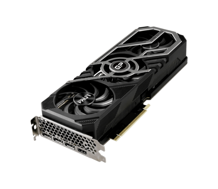 Palit RTX 3070 GamingPro Angled non-RGB View