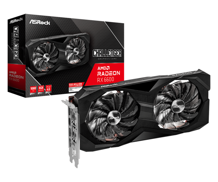 ASRock RX 6600 Challenger D 8GB Box View