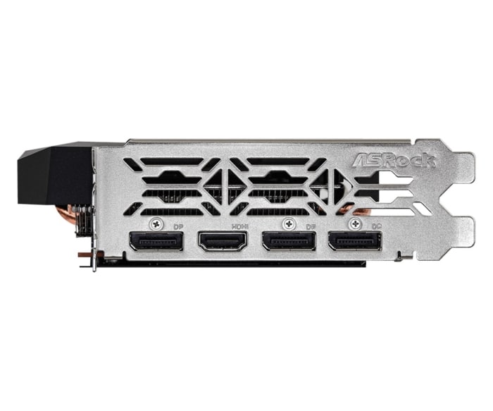 ASRock RX 6600 Challenger D 8GB Ports View