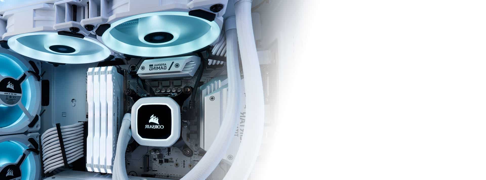Corsair LL120 RGB LED 120mm PWM White Cover View