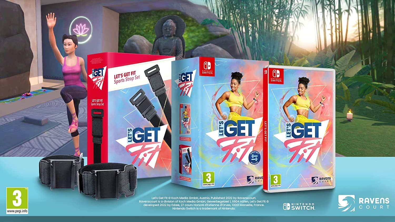Let's Get Fit - Sports Strap Set Cover