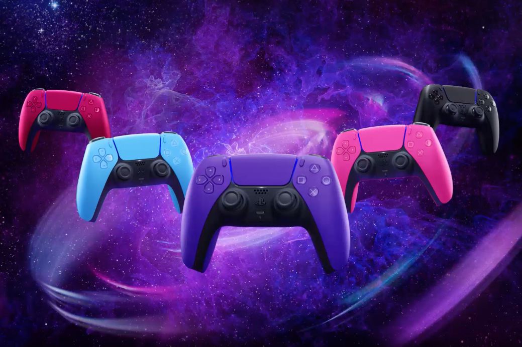 Sony PS5 DualSense Galactic Cover View