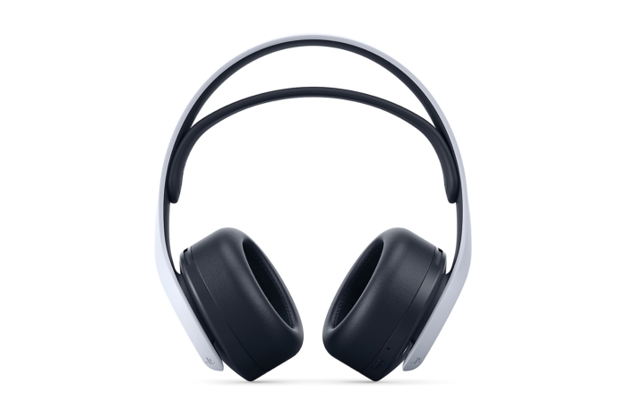 Sony PS5 PULSE 3D Wireless Headset White Front Flat View