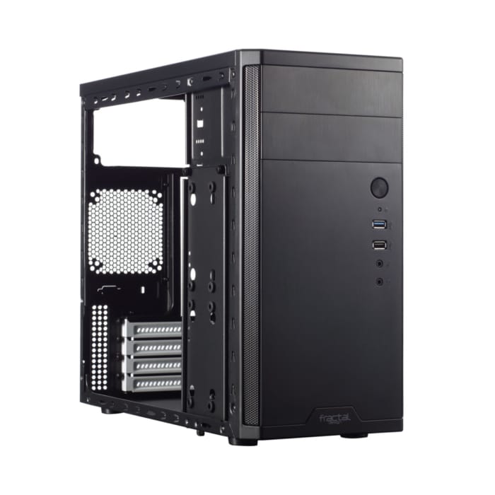 Fractal Design Core 1100 Angled Side View