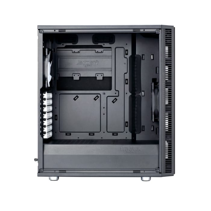 Fractal Design Define C Black Solid Opened Side View