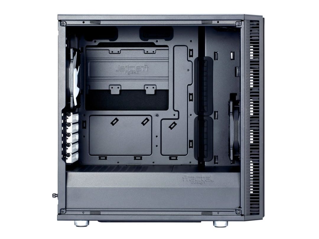 Fractal Design Define Mini C Black Solid Side View