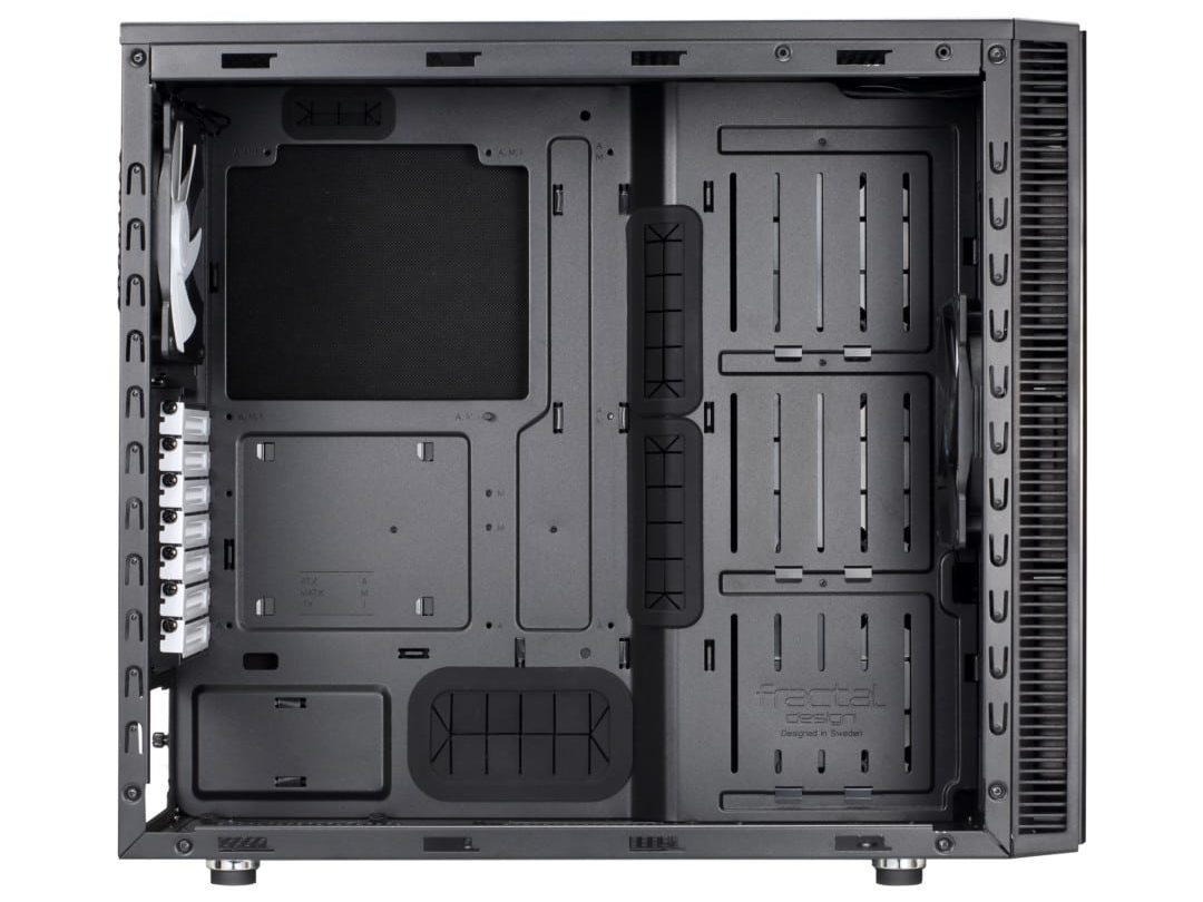 Fractal Design Define S Black Solid Side View