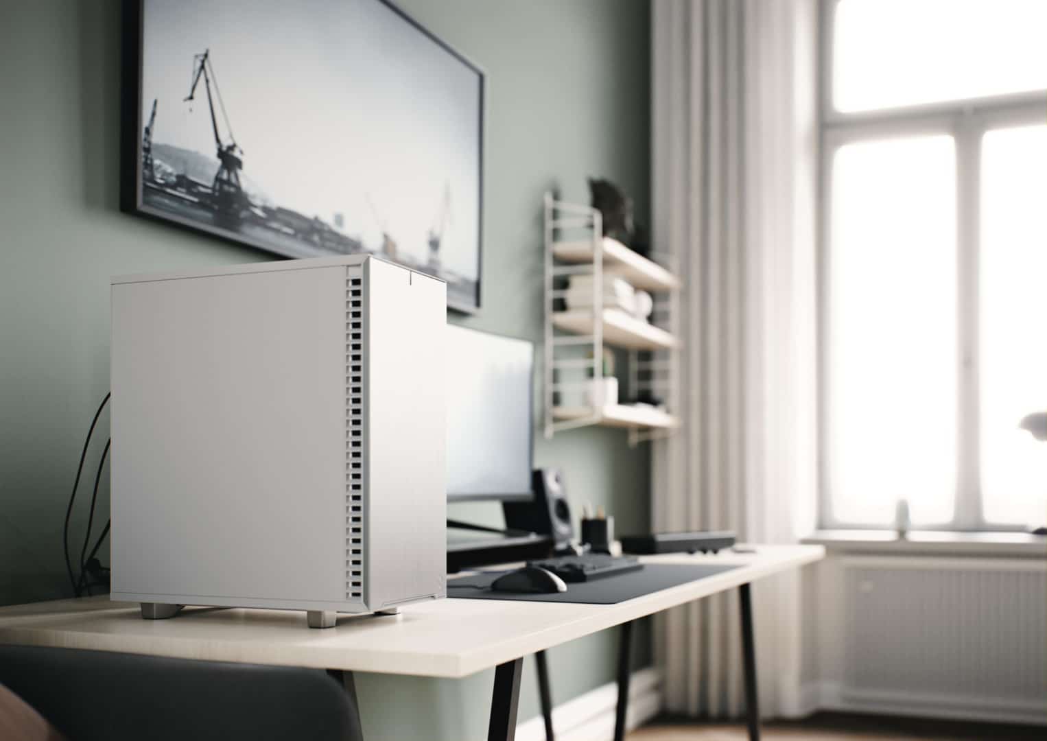 Fractal Design Define 7 Compact White Solid Cover View