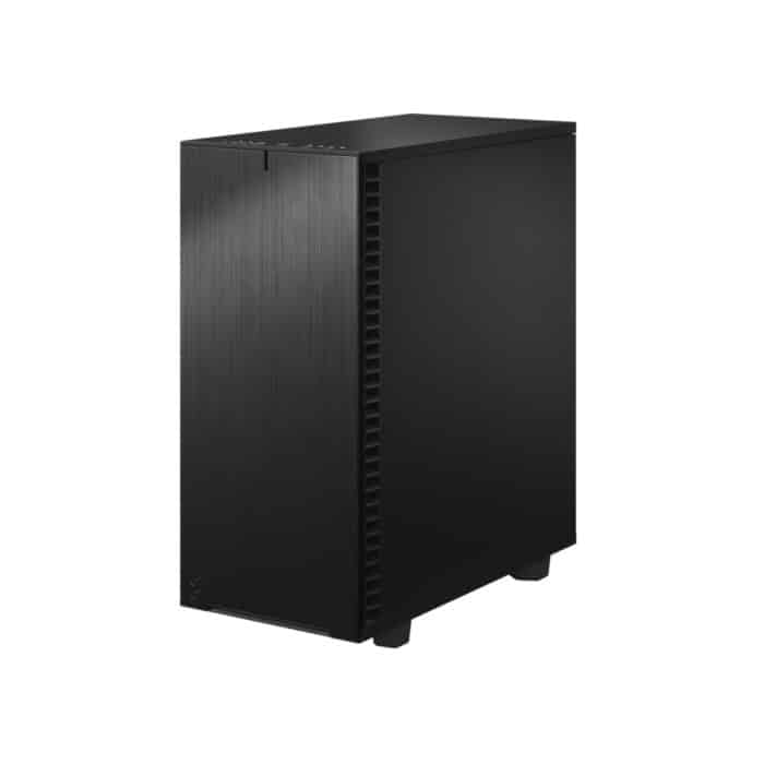 Fractal Design Define 7 Compact Black Solid Angled Front View