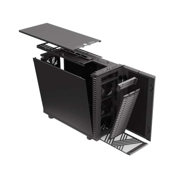 Fractal Design Define 7 Grey Solid Side View