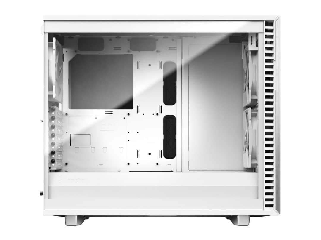 Fractal Design Define 7 White TG Left Side View