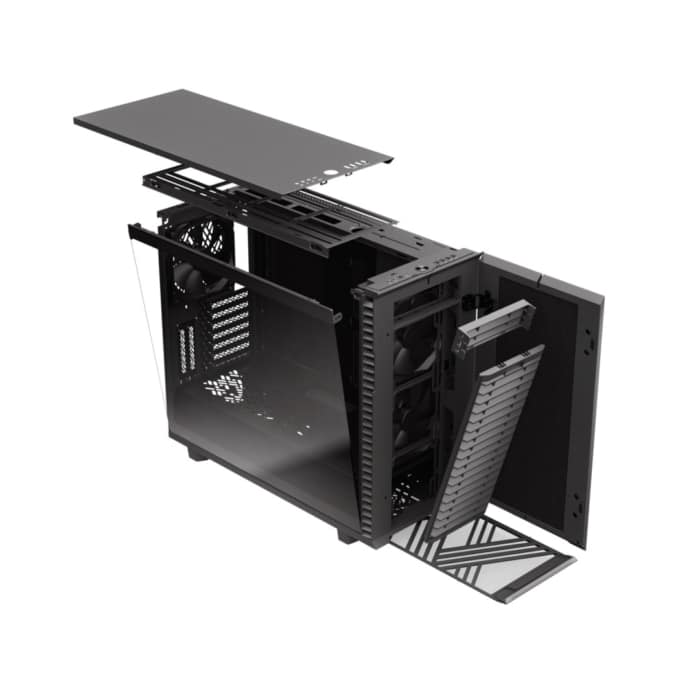 Fractal Design Define 7 Light TG Grey Interchangeable View