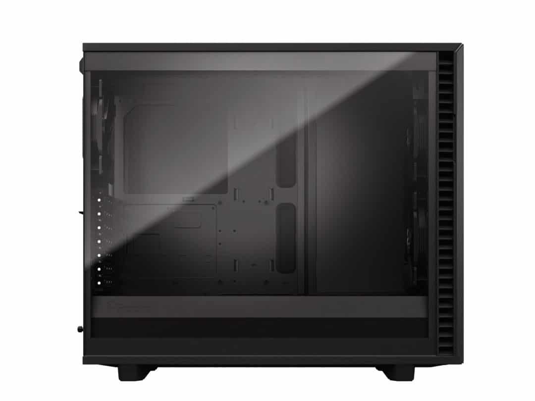 Fractal Design Define 7 Light TG Grey Side View
