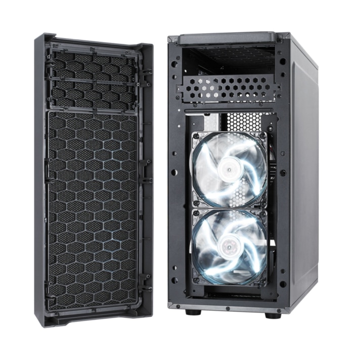 Fractal Design Focus G Gunmetal Grey Fans View