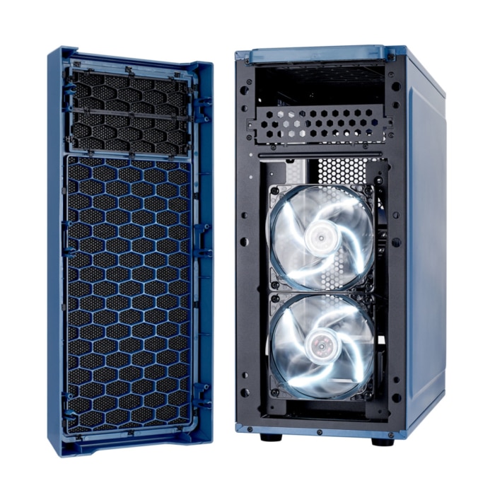Fractal Design Focus G Petrol Blue Fans View