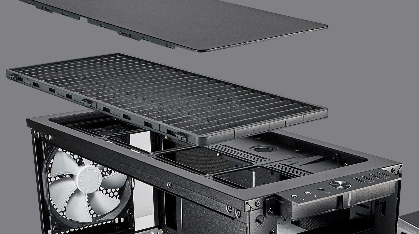 Fractal Design Define R6 Black Solid Cover View