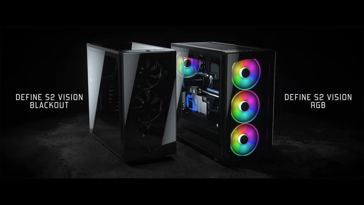 Fractal Design Define S2 Vision Blackout Cover View