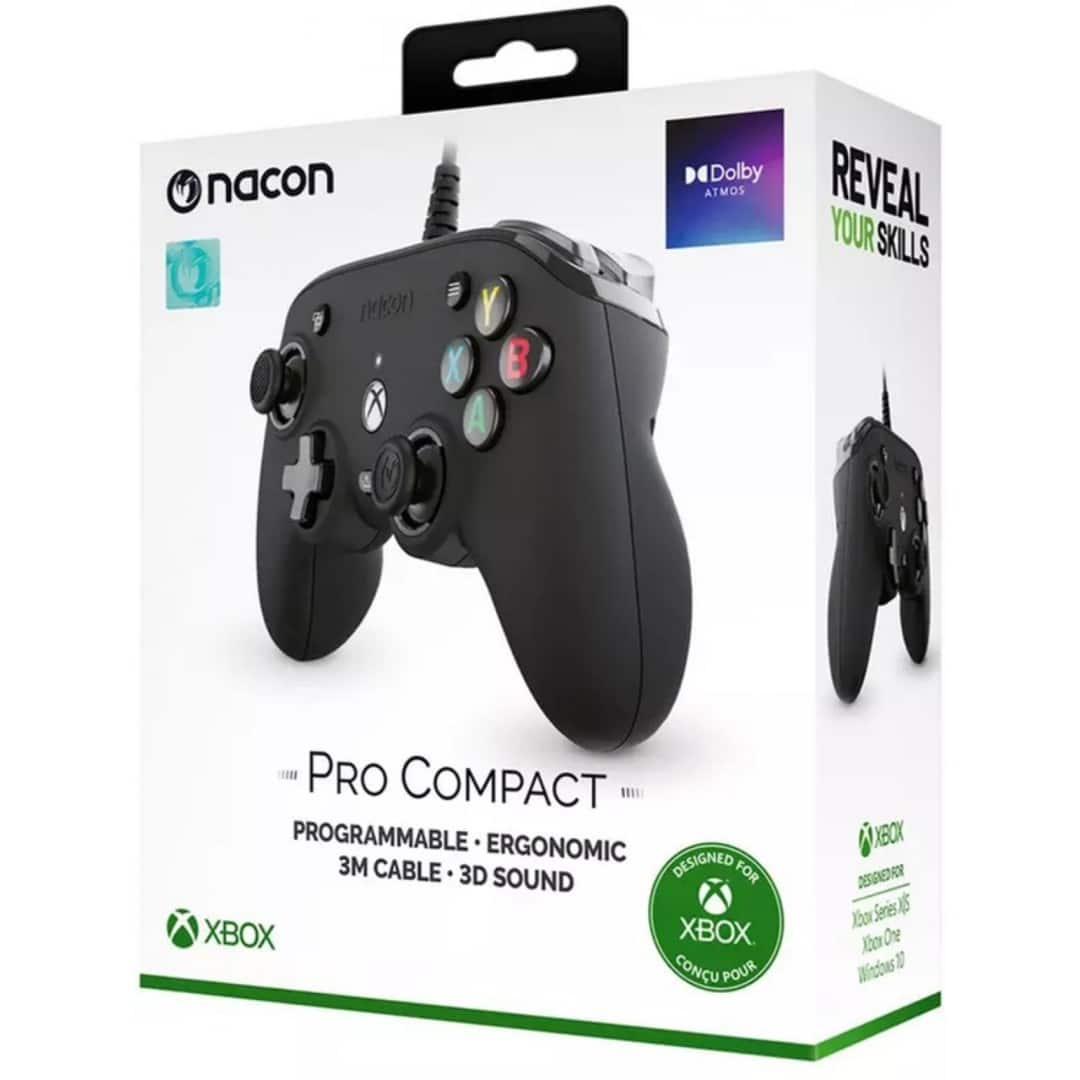 Nacon PRO Compact Controller Black Box View