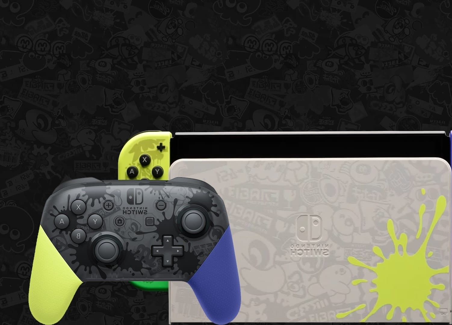 Nintendo Switch Carrying Case & Screen Protector – Splatoon 3 Limited Edition Cover View
