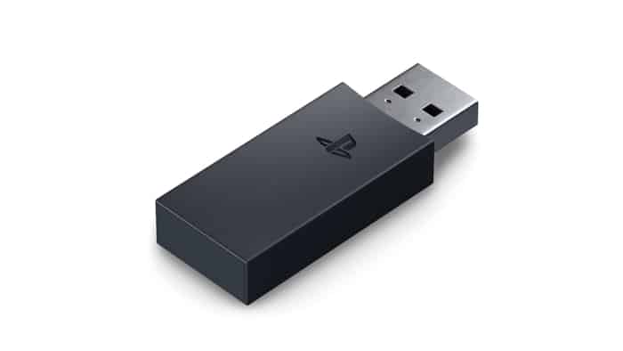 Sony PS5 PULSE 3D Wireless Headset White Adaptor View