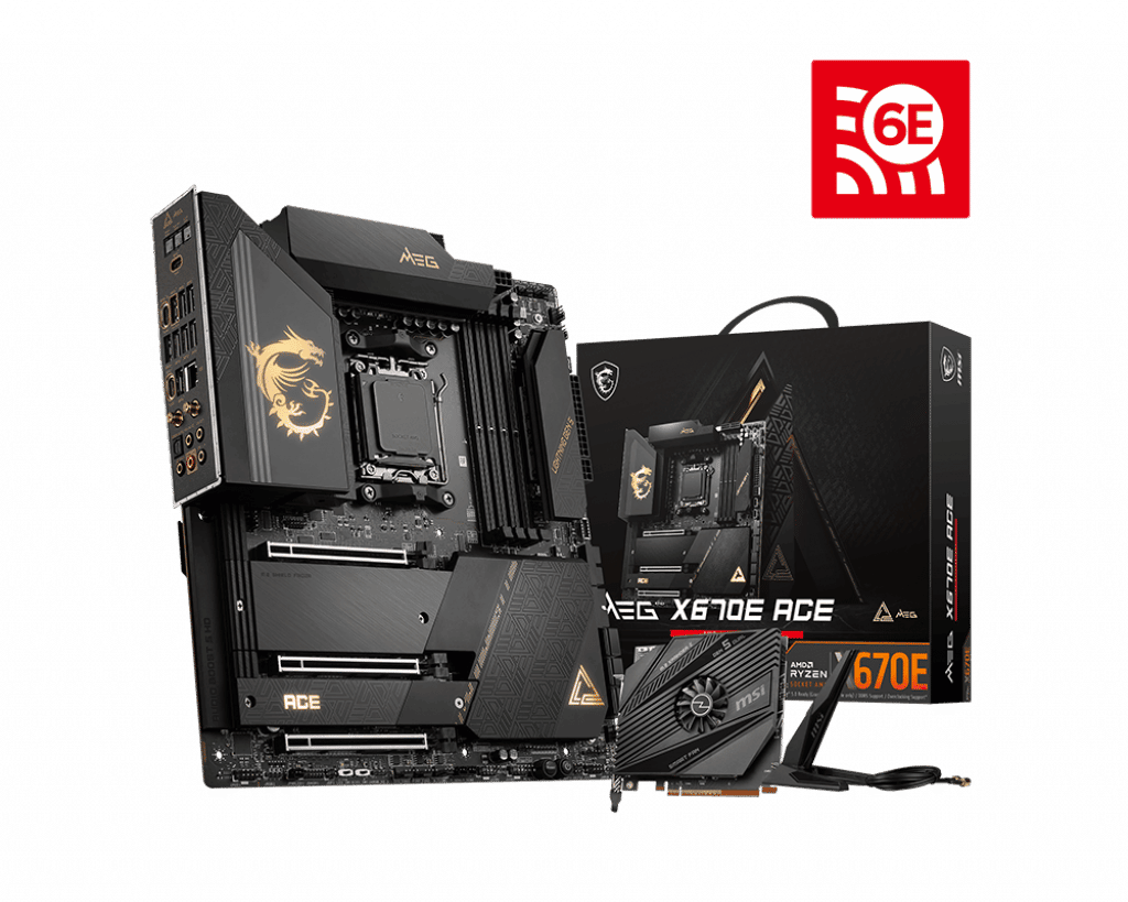 MSI MEG X670E Ace Box View