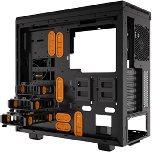 Be Quiet! Pure Base 600 TG Orange Trim Side View