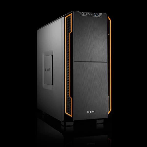 Be Quiet! Silent Base 600 Orange Trim Cover View