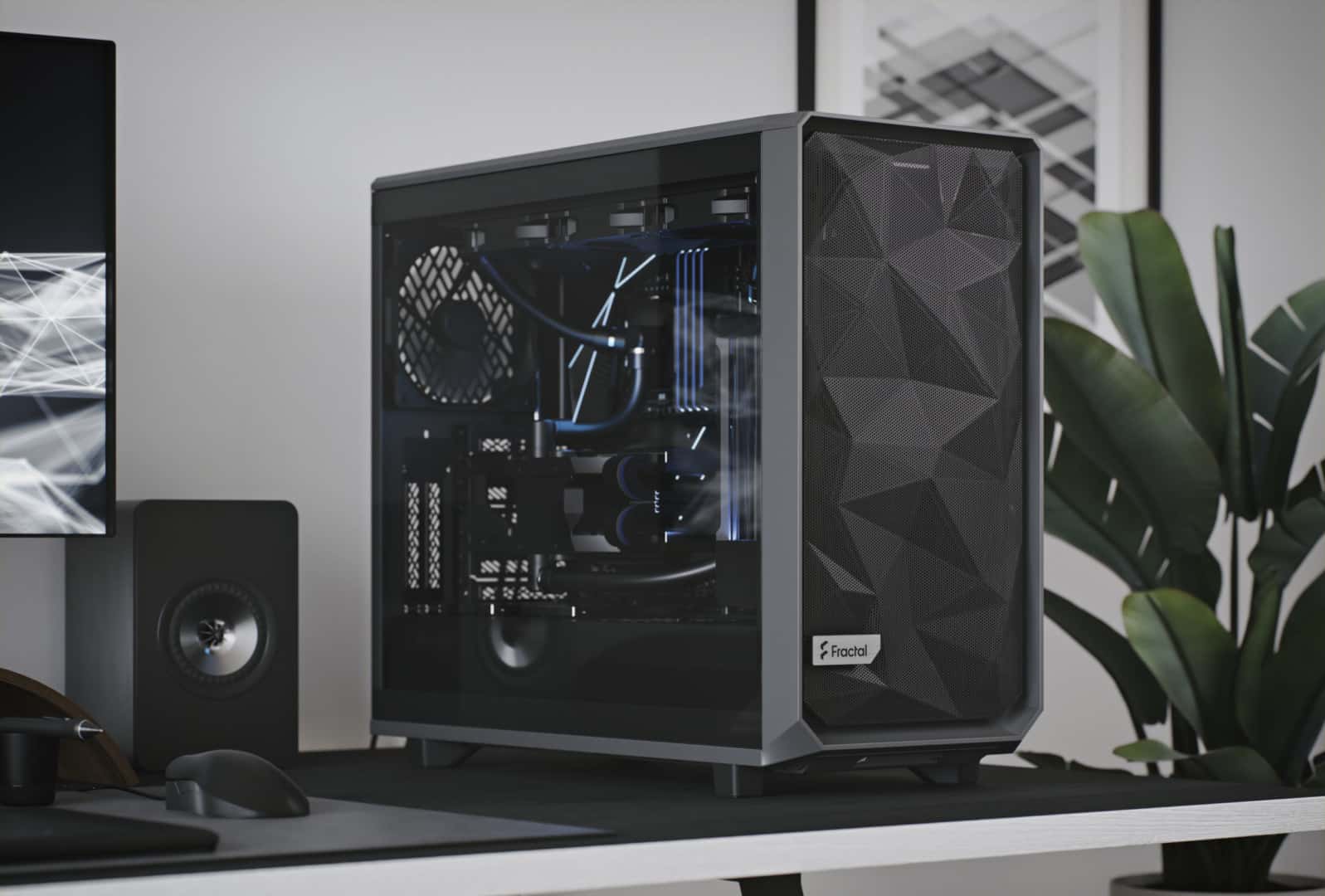 Fractal Design Meshify 2 Light TG Grey Cover View