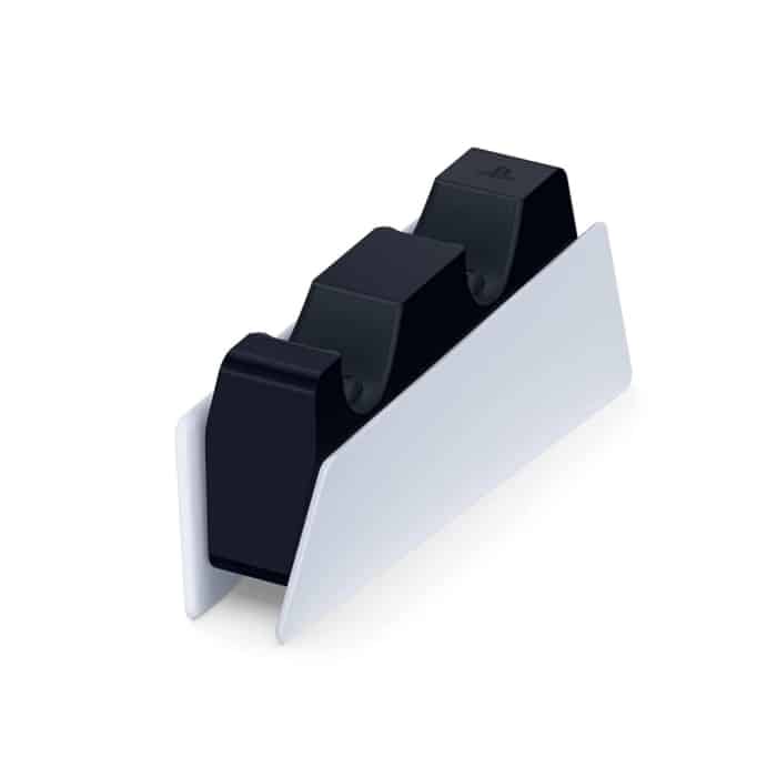 Sony PS5 DualSense Wireless Controller Charging Station Angled View