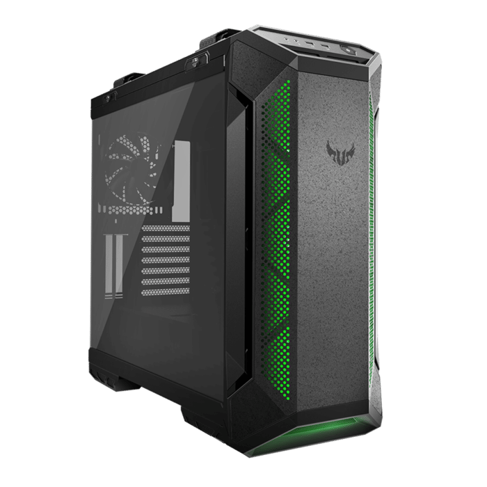 Asus TUF Gaming GT501 Black Angled Side View