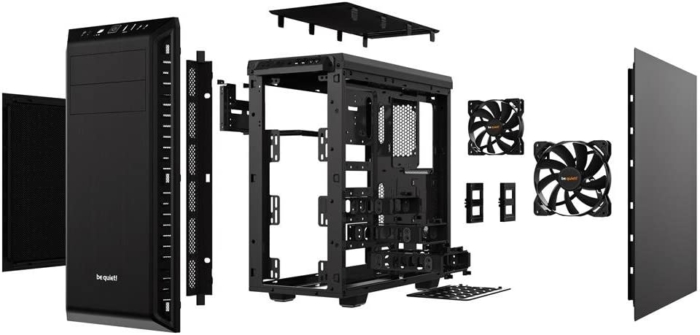 Be Quiet! Pure Base 600 Black Layers View