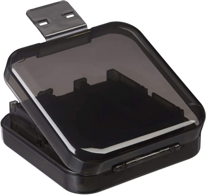 Amazon Basics Game Storage Case for Nintendo Switch Rear View