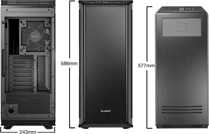 Be Quiet! Dark Base Pro 900 Rev2 Black Dimensions View