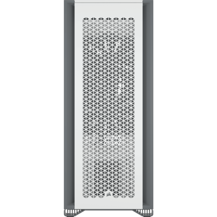 Corsair 7000D Airflow White Front View