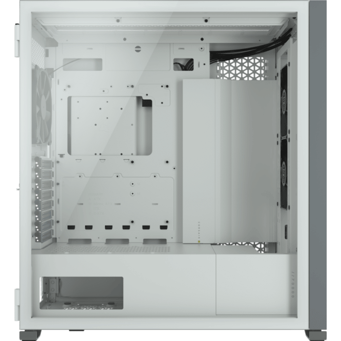 Corsair 7000D Airflow White Side View
