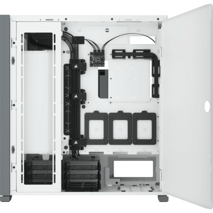 Corsair 7000D Airflow White Side View