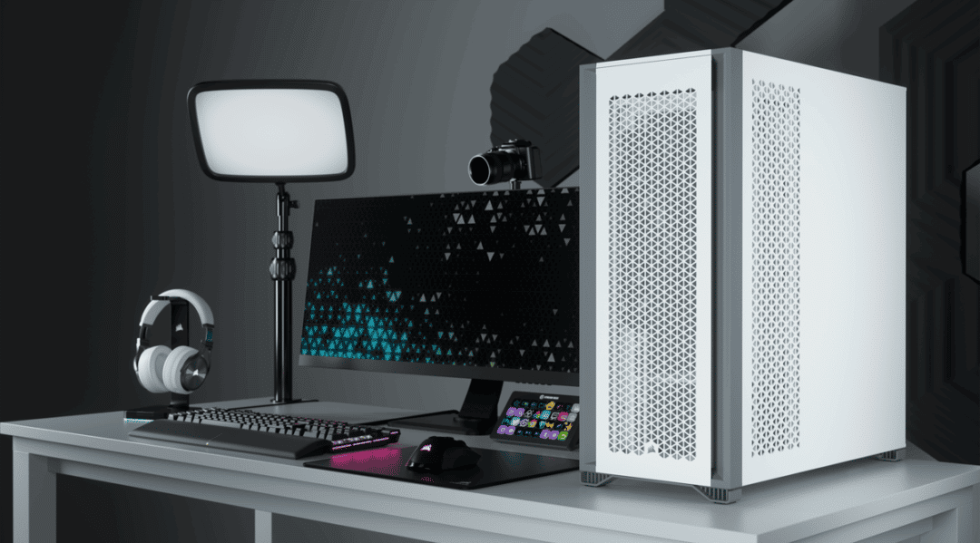 Corsair 7000D Airflow White Cover View