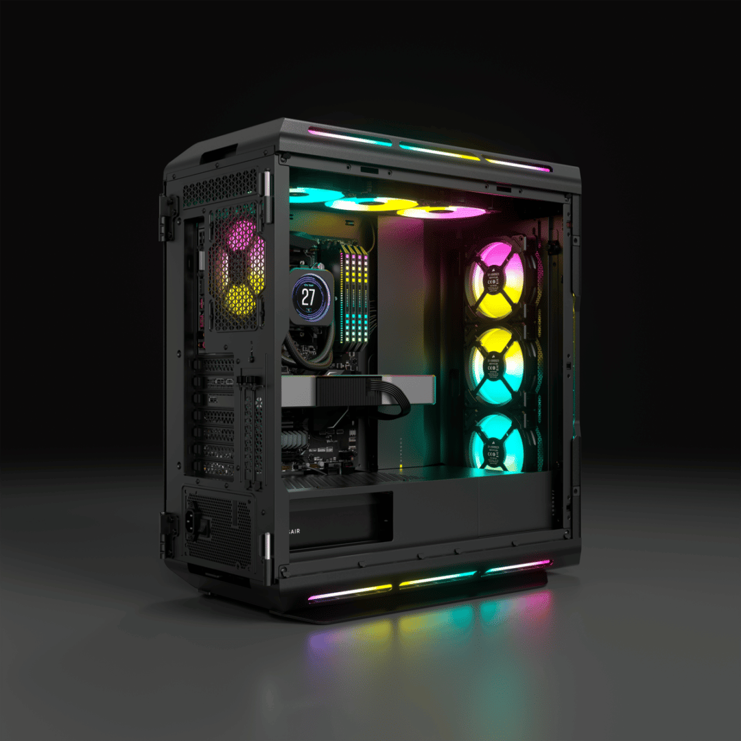 Corsair iCUE 5000T RGB Black Cover View