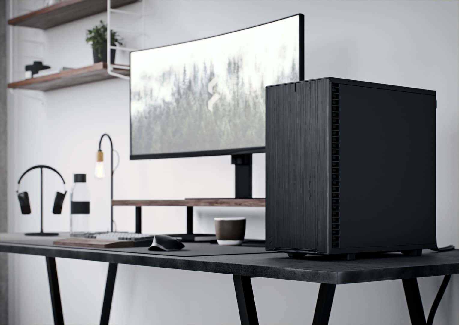Fractal Design Define 7 Mini Black Solid Cover View