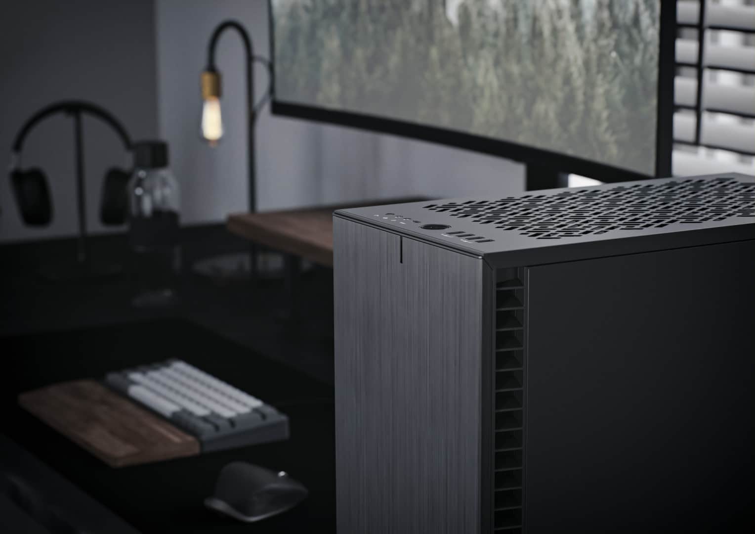 Fractal Design Define 7 Nano Black Solid Cover View