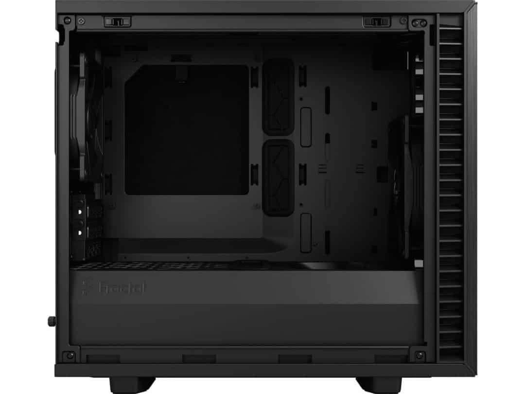 Fractal Design Define 7 Nano Black Solid Side View