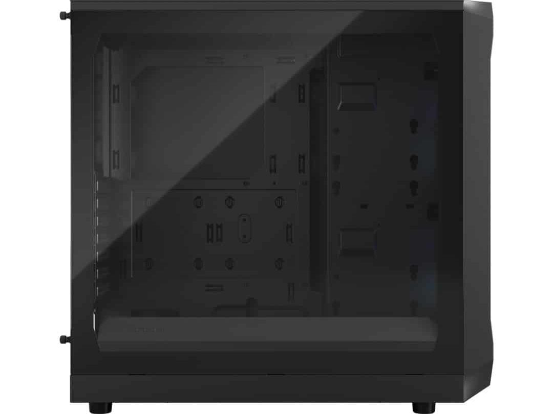 Fractal Design Focus 2 RGB Black TG Side View