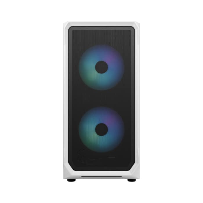 Fractal Design Focus 2 RGB White TG Front View
