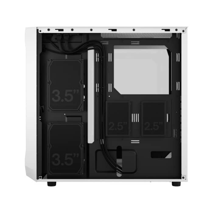 Fractal Design Focus 2 White TG Side View
