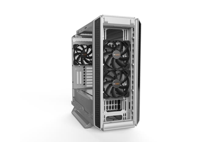 Be Quiet! Silent Base 802 White Angled Front View