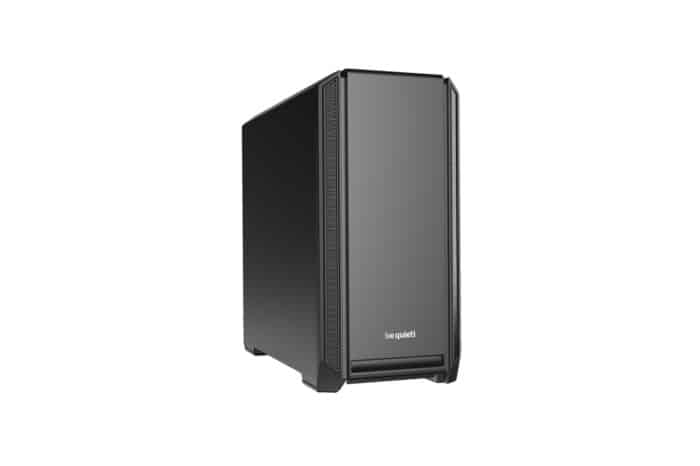 Be Quiet! Silent Base 601 Black Angled Front View