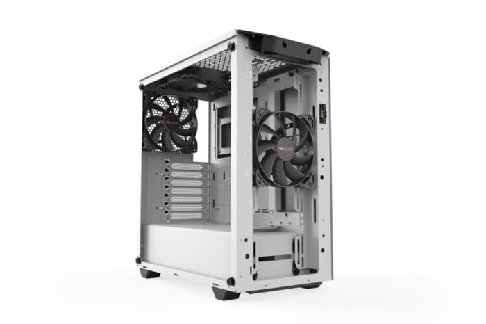 Be Quiet! Pure Base 500DX White Angled Front View
