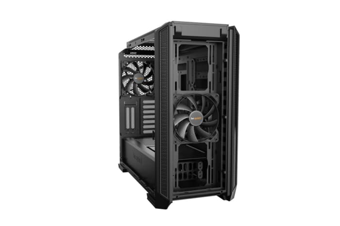 Be Quiet! Silent Base 601 Black Angled Front View