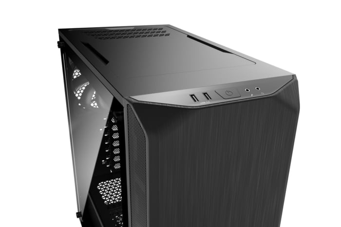 Be Quiet! Pure Base 500 Black TG Angled Top View